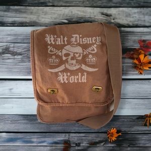 Walt Disney World brown messenger bag, GUC